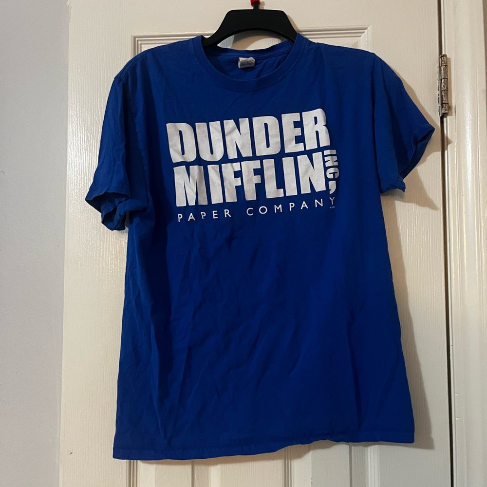 (2) Tv show related Tees red & black size Medium